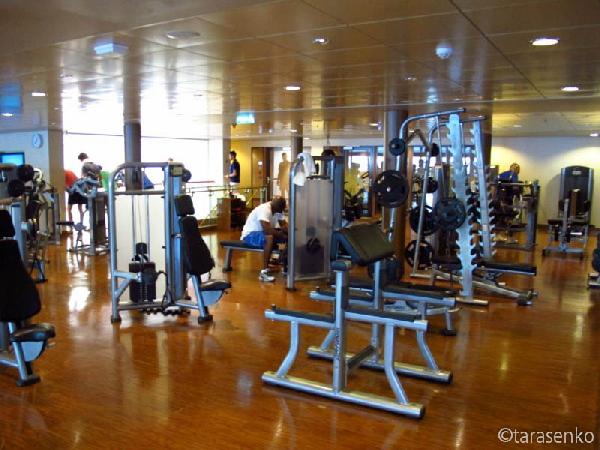 photo liner NCL Epic, fitness center, what to do on a cruise