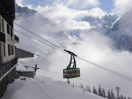 Ski resort France Chamonix La Flegère