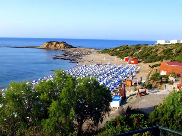 Отель для отдыха с детьми Rodos Princess (Родос, Греция) пляж