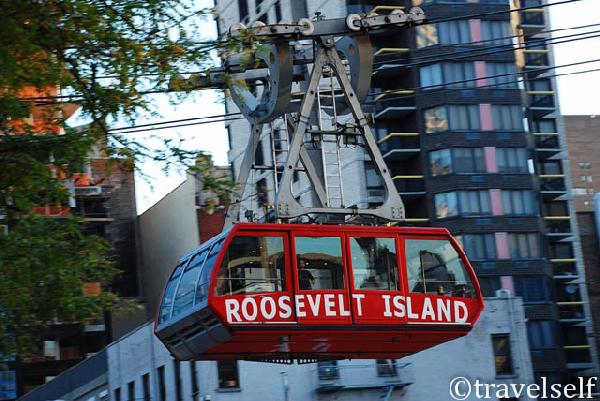 воздушный трамвай на Рузвельт Айленд фото