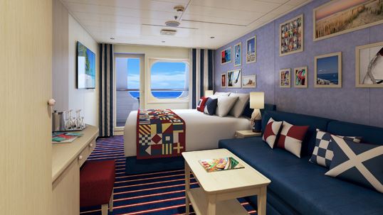 photo cabin with balcony liner Carnival Vista