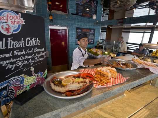 photo SeaFoodSnack aboard the Carnival Vista