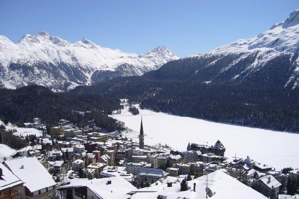 Санкт Мориц Швейцария горнолыжный курорт