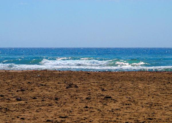 Attractions of Rhodes What to see Prasonisi, waves, surfing kiting in Greece on Rhodes